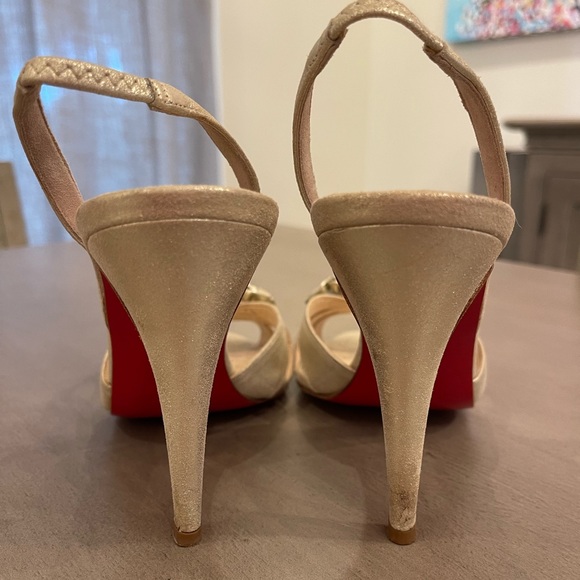 Christian Louboutin sling back heels - Picture 5 of 6